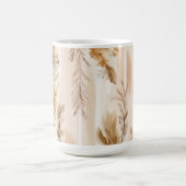 Ländliche Creme Boho Blumen Kaffeetasse (Mittel)