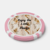 Ländliche Creme Boho Blumen Pokerchips (Einzeln)