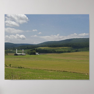 Ländliche Farm in Pennsylvania Poster