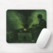 Ländliche Frau Vincent van Goghs | durch den Herd Mousepad (Mit Mouse)