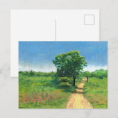 Ländliche Frühlingslandschaft Postkarte (Vorne/Hinten)