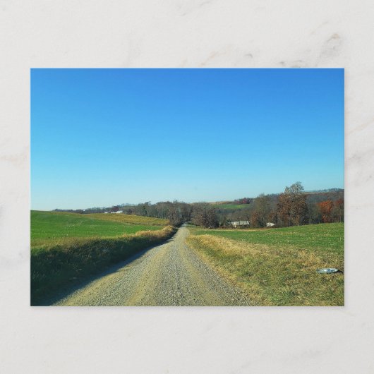 Ländliche Gebiete im Herbst, Ostsee, Ohio Postkarte (Vorderseite)