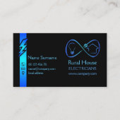 Ländliche Hauselektriker Visitenkarte (Vorderseite)