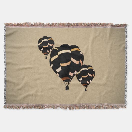 Ländliche Heißluftballons Decke (Vorderseite)