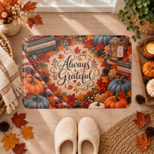 Ländliche Herbst-Illustration mit Kürbissen, immer