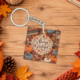 Ländliche Herbst-Illustration mit Kürbissen, immer Schlüsselanhänger