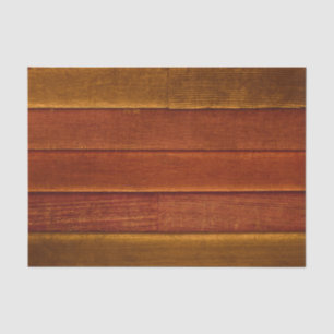 Ländliche Herbst-Orange-Gelbe Holzstruktur Seidenpapier