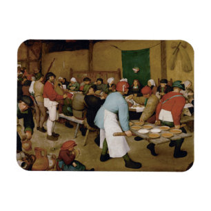 Ländliche Hochzeit durch Pieter Bruegel das Magnet
