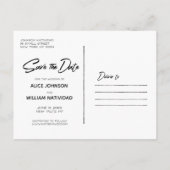 Ländliche Hochzeit im Gebirge | Save-the-Date-Post Ankündigungspostkarte (Rückseite)