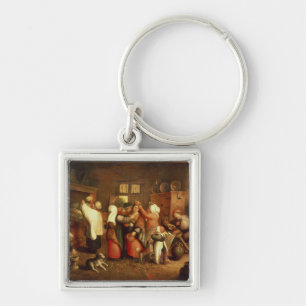 Ländliche Hochzeit Schlüsselanhänger