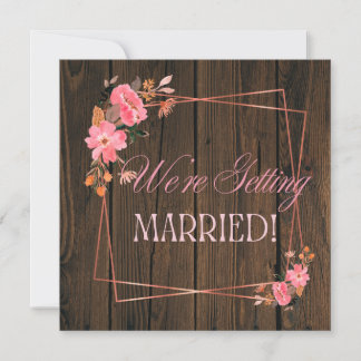 Ländliche Hochzeitseinladung Einladung