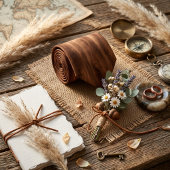 Ländliche Holzmaserung Krawatte