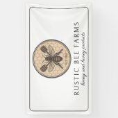 Ländliche Honigbiene Imker Apiary Banner (Vertikal)