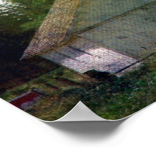 Ländliche Iowa-Stall 2 Poster (Ecke)