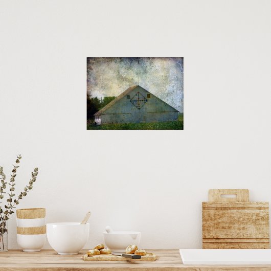 Ländliche Iowa-Stall 2 Poster (Küche)