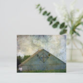 Ländliche Iowa-Stall 2 Postkarte (Stehend Vorderseite)