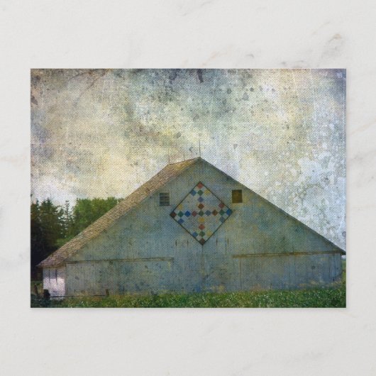 Ländliche Iowa-Stall 2 Postkarte (Vorderseite)
