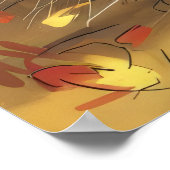 Ländliche Jagd Fasant Jagd Herbst Natur Poster (Ecke)