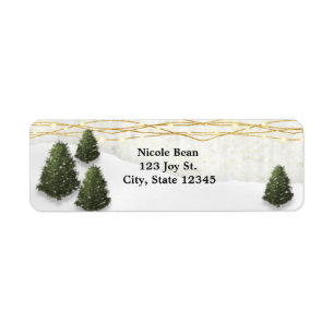 Ländliche Kiefern Winterhochzeit Dezember Geschenk