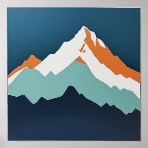Ländliche Kinderzimmer-Dekoration Minimalismus Wan Poster