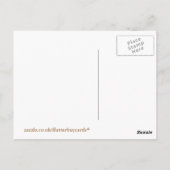 LÄNDLICHE KIRCHE POSTKARTE (Rückseite)