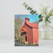 LÄNDLICHE KIRCHE POSTKARTE (Stehend Vorderseite)