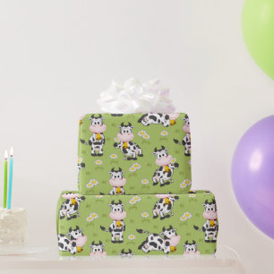 Ländliche Kühe Geschenkpapier