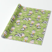 Ländliche Kühe Geschenkpapier (Ungerollt)