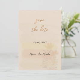 Ländliche künstlerische Wildblumen Aquarellkunst Save The Date