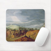 Ländliche Landschaft mit einem Pilger, der vor Mousepad (Mit Mouse)