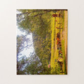 Ländliche Landwirtschaft Minnesota. Puzzle (Vertikal)