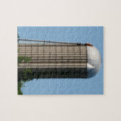 Ländliche Landwirtschaft Silo in Blue Sky Puzzle (Horizontal)