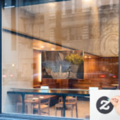 Ländliche Lavendelernte Fensteraufkleber (Café-Fenster)