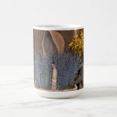 Ländliche Lavendelernte Kaffeetasse (Mittel)