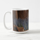 Ländliche Lavendelernte Kaffeetasse (Links)