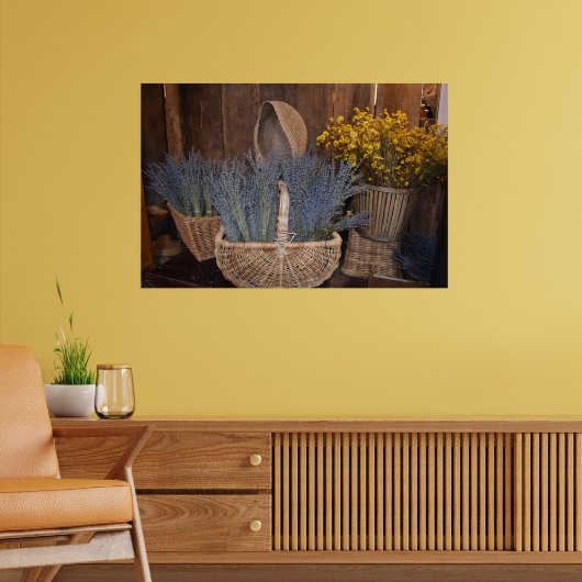 Ländliche Lavendelernte Poster (Wohnzimmer 2)