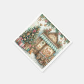 Ländliche Lebkuchenladen-Servietten Serviette (Ecke)