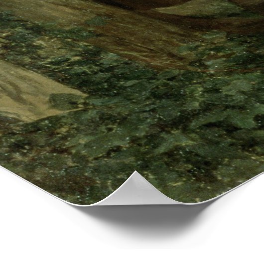 Ländliche Liebe, 1882 Poster (Ecke)