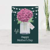 Ländliche Muttertags-Karte mit Blumen Karte (Vorderseite)
