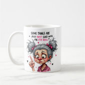 Ländliche niedliche Großmutter Kaffeetasse (Links)