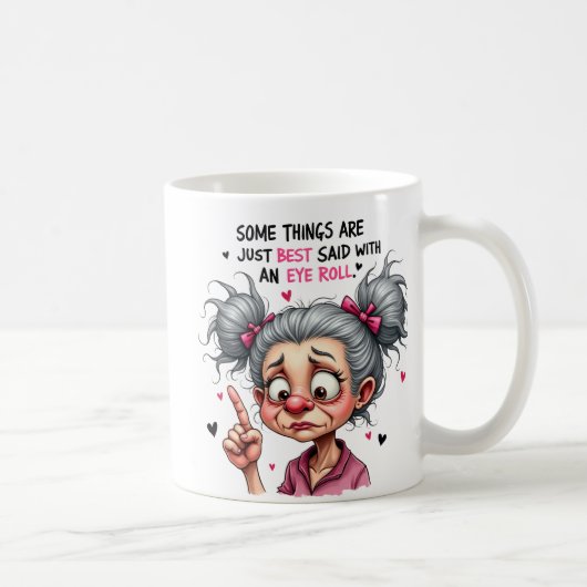 Ländliche niedliche Großmutter Kaffeetasse (Rechts)