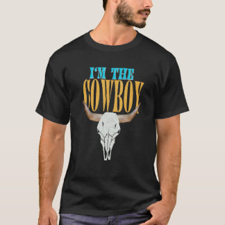 Ländliche Paar-Passende Outfits Kuhmädchen Ich bin T-Shirt