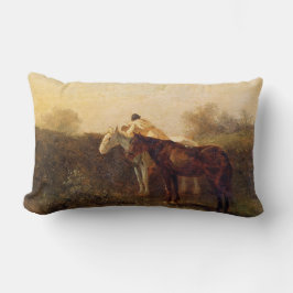 Ländliche Rendezvous (Romantischer Kuss auf dem Pf Lendenkissen