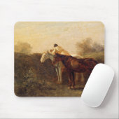 Ländliche Rendezvous (Romantischer Kuss auf dem Pf Mousepad (Mit Mouse)