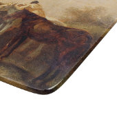 Ländliche Rendezvous (Romantischer Kuss auf dem Pf Schneidebrett (Ecke)