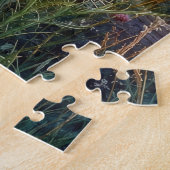 Ländliche rosa Disteln Puzzle (Seite)
