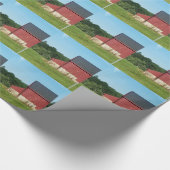 Ländliche Scheune Geschenkpapier (Ecke)