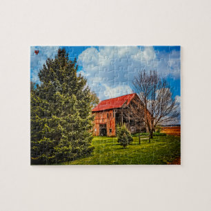 Ländliche Scheune Ohio Puzzle