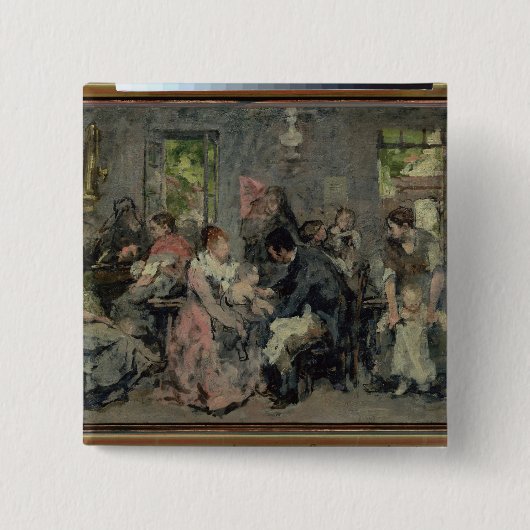 Ländliche Schutzimpfung Button (Vorderseite)