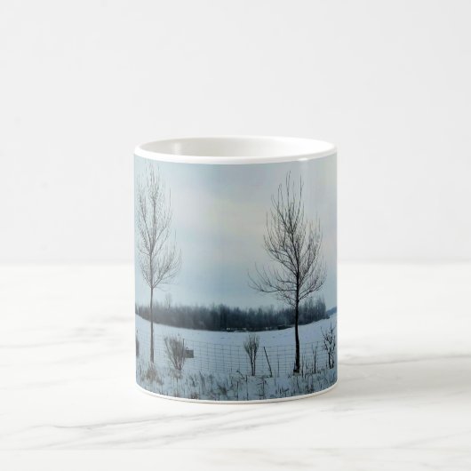 Ländliche Sicht in Quebec, Kanada Kaffeetasse (Mittel)